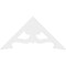 Ekena Millwork Pitch Cornelia Architectural Grade PVC Gable Pediment, 48"W x 24"H x 1"P (12/12) GPP048X024X100CRN - alternate 5